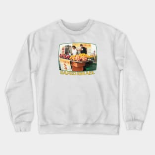 Israel, Safed. Fresh Squeezed Juice Stand Crewneck Sweatshirt